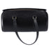 Louis Vuitton Soufflot Epi Handbag M52222 Black Leather